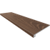 Комплект (Ступень AV04 (33x160) неполированная (прямоугол. бортик) без насечек + Подступенок (14,5x160)) керамогранит 70542
