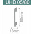 Напольный плинтус Solid UHD Polymer с креплением на клей 1 UHD 05/80, белый 13х80х2000 ударопрочный полистирол под покраску