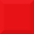 Настенная плитка Absolut Keramika Aroma Fosker Biselado Brillo Rojo 10x10, глянцевая керамическая