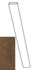 Плинтус Axi Dark Oak Battiscopa ANLN 7.2x90 пог. м керамогранит