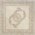 Вставка Cerdomus Antiq. Intreccio Ivory 150x150 матовая керамогранит