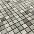 Мозаика Marble Mosaic Wood Grain Pol камень 30.5х30.5 см полированная чип 15х15 мм, коричневый, серый