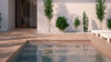 Ступень фронтальная Peldano Redondeado Travertino Beige Liso 33x119.7 клинкер матовая Gres de Aragon Marble 970181