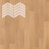 Паркетная доска Lab Arte Chevron Дуб Натур Флора лак французская елка 400/337х110х14/3/60°