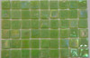 Мозаика Taurus-Lux-20 прокрашенная в массе стекло 32.7х32.7 см перламутровая чип 15х15 мм, зеленый