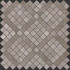 Мозаика Marvel Grey Fleury Diagonal Mosaic керамика 30.5х30.5 см глянцевая, серый