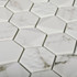 Мозаика Volume White стекло 30х30.3 см Bonaparte матовая, рельефная чип 48х48 мм, белый