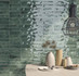 Настенная плитка Pool Green 31,6x60 Eco Ceramic глянцевая керамическая 69492