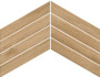 Декор Fusion Oak Golden Chevron 7.5х45 Atlas Concorde керамогранит матовый 600010002449