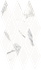 Мозаика Stellaris Statuario White Mosaico Diamond керамогранит 28х48 см Italon полированная, белый, серый 620110000202