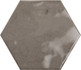 Настенная плитка Hope Hex Espresso Glossy 15x17.3 глянцевая керамическая