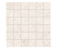 Мозаика Supergres Astrum White Cross Cut Mosaico 30x30 керамогранит матовая чип 48х48 мм, бежевый, белый WEAM