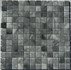 Мозаика PIX 336 Ice Grey, мрамор 30.5х30.5 см Pixmosaic полированная чип 23х23 мм, серый, черный