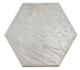Керамогранит Rain Grigio Hex 19.8х22.8 Prissmacer глянцевый, рельефный (рустикальный) универсальный 78803261