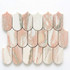 Мозаика Orro Mosaic Asti Pink (полировка) 315х260х10 мм мрамор чип 50.8х103 мм розовый