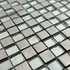 Мозаика Marble Mosaic Crystal Mix Silver стекло 30х30 см глянцевая чип 20x20 мм, серебро-silver