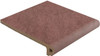 Ступень фронтальная Peldaño Redondo 33 Capri Rojo 33x33 матовая