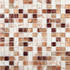 Мозаика ML42051 стекло 32.7х32.7 см глянцевая чип 20x20 мм, бежевый, белый, бронза, золотой, коричневый