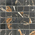 Мозаика Velsaa Alcantro Nero Mosaic 30х30 керамогранит полированная чип 5х5 мм, бежевый, черный