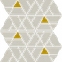 Мозаика Italon Avantgarde Pure Mosaico Luxor керамогранит 30.7х30.9 см матовая оранжевый, серый 620110000238