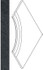 Титанио Бортик 60x60 С Выемкой Угловой Закругленный 30 Titanio Bor.60x60 Svasato Ang.Round 30 матовый