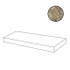 Ступень угловая Forte Dei Marmi Quark Breccia Di Caravaggio Scal. Ang. Dx 33x80 керамогранит матовая Atlas Concorde 620070002673