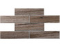 Мозаика Marmi Dark 252х486 керамогранит матовая чип 24х60 мм, коричневый