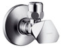 Угловой вентиль Hansgrohe с рукояткой E