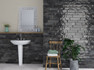 Настенная плитка Rev.Asly Black 7,5х30 Eco Ceramica глянцевая керамическая 922703