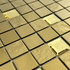 Мозаика Marble Mosaic Cosmopolitan стекло 30х30 см глянцевая чип 32x32 мм, золотой-oro-gold