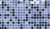 Мозаика Azul - часть 6 2.5x2.5 стекло 31.3х49.5