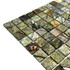 Мозаика Marble Mosaic Fancy green Pol камень 30.5х30.5 см полированная чип 23х23 мм, зеленый