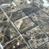 Мозаика Marble Mosaic Emperador dark Mat камень 30.5х30.5 см матовая чип 48х48 мм, коричневый, темно-коричневый