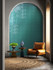 Настенная плитка Melody Turquoise 20x20 Monopole глянцевая керамическая 85689