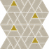 Мозаика Italon Avantgarde Dust Mosaico Luxor керамогранит 30.7х30.9 см матовая, бежевый, желтый 620110000239