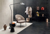 Керамогранит Vanilla Black Str 119,8x59,8х0,8 Tubadzin матовый, структурированный универсальная плитка