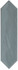 Настенная плитка Kane Picket Grey 7,5х30 Cifre глянцевая, рельефная керамическая 78801159