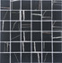 Мозаика PIX756 из стекла, 30х30 см Pixmosaic матовая чип 48x48 мм, черный PIX756