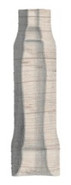 Вставка SG5113/AGI Угол внутренний Монтиони миндальный матовый 2.4x8 Kerama Marazzi