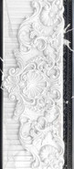 Бордюр Estatuaria Isabel Blanco Cenefa 11x25 матовый керамический
