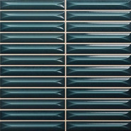 Настенная плитка Nairobi Arrow Blue 20х20 Vilar Albaro Terre глянцевая, рельефная (структурированная) керамическая 78910074