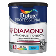 Dulux Diamond / Дюлакс Даймонд алмазная прочность краска для стен и потолков, износостойкая, матовая, база BW (4.5 л)