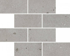 Мозаика Italon Avantgarde Silver Minibrick керамогранит 23.7х29.5 см матовая серый 610110001213