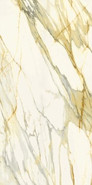 Керамогранит Calacatta Mediceo Lucidato BookMatch А 162х324 толщ. 12.5 мм Laminam I Naturali Marmi полированный универсальная плитка LAMFFM0181