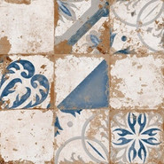 Керамогранит Memory 7 Azul Brillo 58х58 El Molino матовый, рельефный (рустикальный) универсальная плитка 78901606