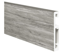 Плинтус напольный ПВХ Foresta Concept Санторини серый FC 019 Foresta 13x70x2000 пвх виниловый