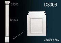 База Пилястры D3006 (5) Перфект полиуретан
