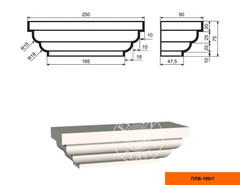 Пилястры составные фасадные
