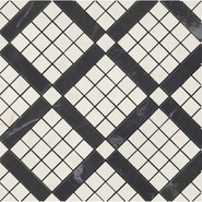 Мозаика Marvel Cremo Mix Diagonal Mosaic керамика 30.5х30.5 см глянцевая, бежевый, черный