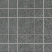 Мозаика Supergres H.24 Dark Mosaico 30x30 керамогранит матовая, черный HDAM